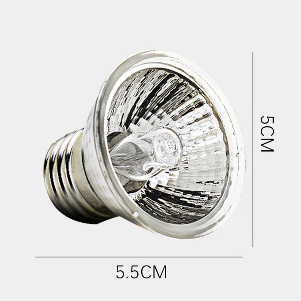 UVA+UVB Reptile Lamp Bulb Reptile Heat Lamp Turtle Basking Heating Light UV Light Bulb Amphibians Lizards Temperature Controller