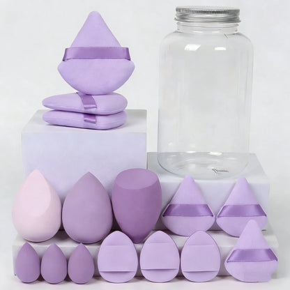12pcs/15pcs Makeup Sponge Beauty Egg Cosmetic Blender Super Soft Foundation Sponges Powder Puffs Women Make Up Tools Accessories