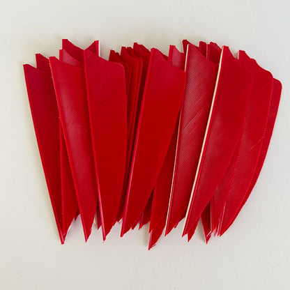 50Pcs 3 Inch Turkey Arrow Feathers Right  Wings Shield Cut Archery Feather Fletching for Bow and Arrow Accessories