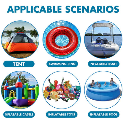 10-100pcs Pool Liner Repair Kit Underwater Repair Kit Sturdy Waterproof Air Mattress Patch Self Adhesive Pvc Inflatable Repair P