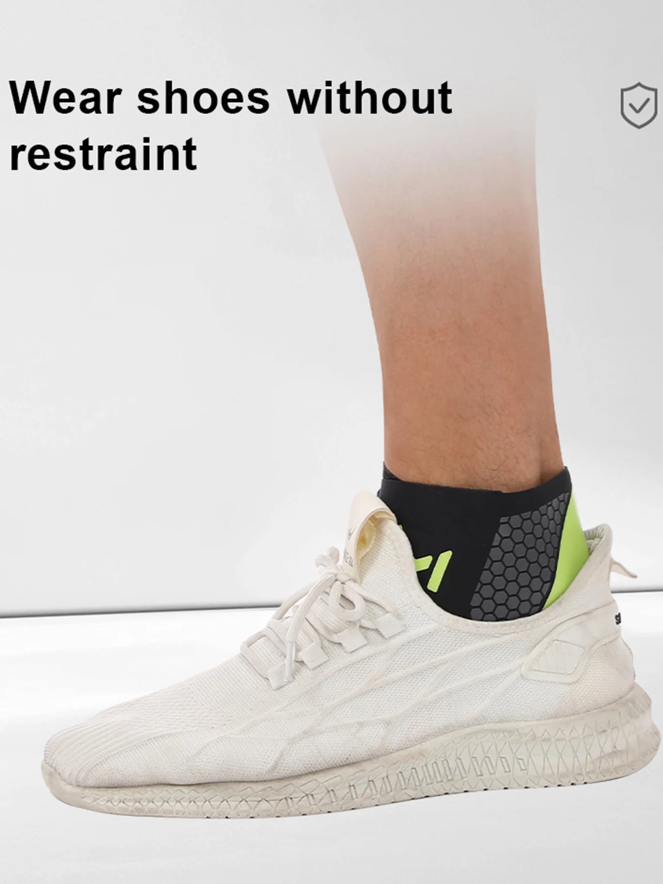 1pc Cooper Ankle Support Compression Foot Sleeves for Men and Women Bracer Ankle Protector Daily Sport Gym Workout Weightlifting