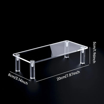 1-5 Tier Acrylic Display Stand Perfume Doll Clay Figurine Blind Box Storage Rack Transparent Ladder Makeup Organization W-2