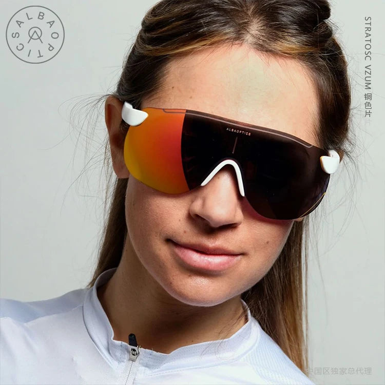 ALBA Cycling Goggl Sunglasses Sports Cycling Glasses Mail Goggles Bicycle Mountain Bike Glasses Men's Eyewear ciclismo mtb