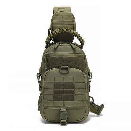 Multi functional outdoor chest bag, sports cycling, hiking, portable and wear-resistant crossbody bag