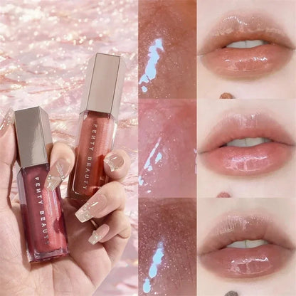 Fenty Beauty Lip Gloss Multicolor Moisten Shine Glitter Lip Plumper Makeup Beginner Liquid Lipstick Makeup Cosmetics For Girls