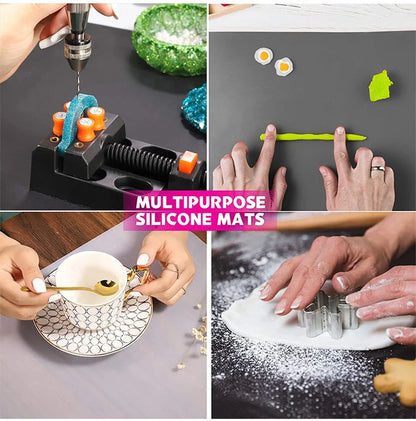 50X40/60X40cm Large Silicone Table Mat High Quality Waterproof Placemat Resin Pad for DIY Jewelry Making Accessories Baking Mat