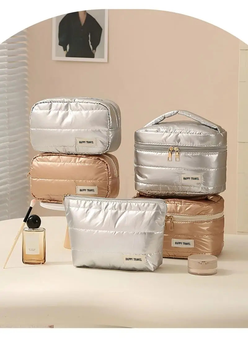 Homefish Fashion Large Capacity Travel Makeup Bag Portable Multifunctional Cosmetic Storage Washbag Organizer