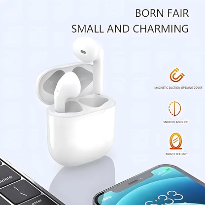 2025 TWS Air  Fone Bluetooth Earphones Wireless Headphones with Mic Touch Control Wireless Bluetooth Headset Pro 4 Earbuds