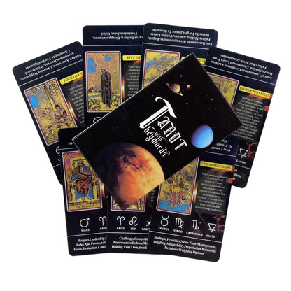 Lucky Tarot Cards Of Rider Divination Fortune Telling Oracle Training Deck Entertainment Board Game Party Edition