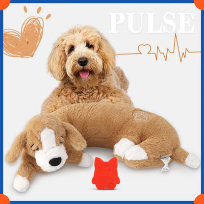 Plush Puppy Heartbeat Toys, Birthday Gifts, Rich Dog Puzzle Toys, Behavior Training, 16 Christmas