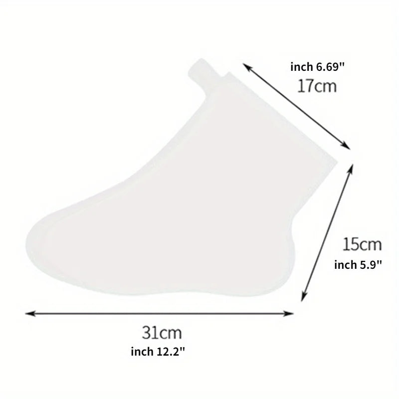100/200Pcs Disposable Foot Moisturizing Socks Transprent Foot Bags PE Foot SPA Covers Callus Remover Feet Care Pedicure Tools