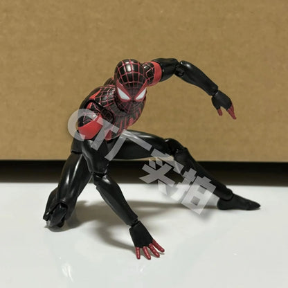 CT Toys 092 Figure 2099 Spider Man Across The Spider-verse Miles Morales SHF Action Figure Model Figurine Collection Toys Gifts