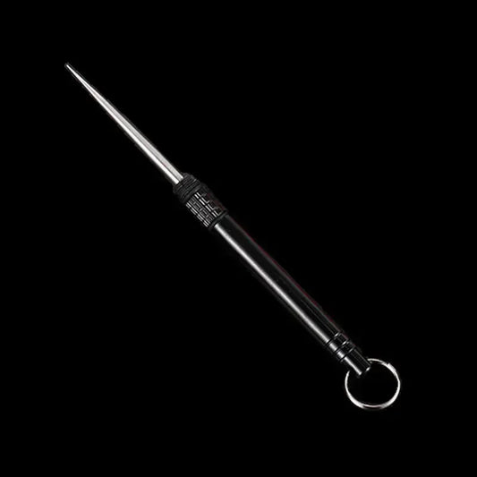 Titanium Outdoor EDC Portable Multi-Purpose Toothpick Bottle Fruit Fork Camping Tool Toothpick Tube Is More Durable Than Floss