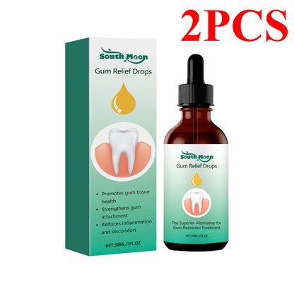 Gum Repair Drops Relieve Receding Gingival Swelling Gum Cleaning Care Oral Periodontal Hygiene Remove Yellow Remove Stain