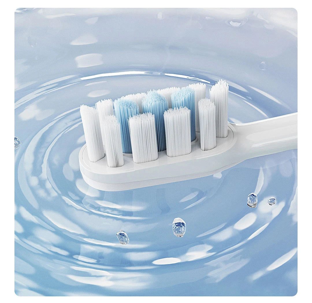 Mijia Sonic Electric Toothbrush T302 3colors 4 Brush Heads IPX8 Water Proof 360° Wireless Charging 4 Modes Cleaning Teeth