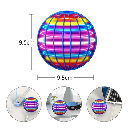 Flying Ball Toy 2026 Hand Controlled Boomerang Hover Ball Toys Fidget Flying Spinner with Magic Lights