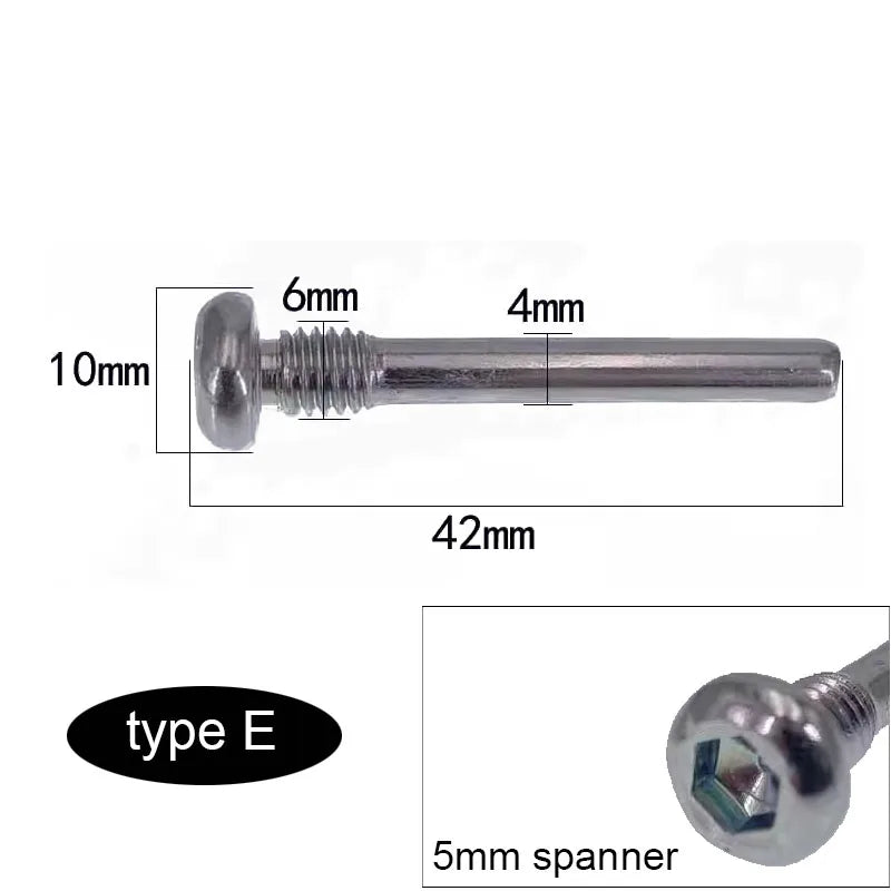 Motorcycle Lower Pump Disc Brake Pad Fixing Screw M8 M10 M7 Hexagonal Guide Bolt Guide Pin