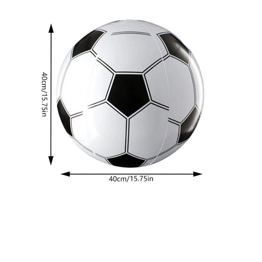 Thickened PVC Sports Print Inflatable Beach Ball Basketball  Football Pool Beach Party Leisure Water Play Inflatable Sphere