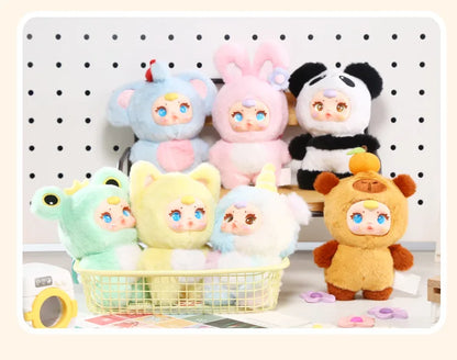 New Cute Milk Candy Keychain Mysterious Blind Box Car Key Decoration Backpack Pendant gift Doll A Birthday Present Blind Box