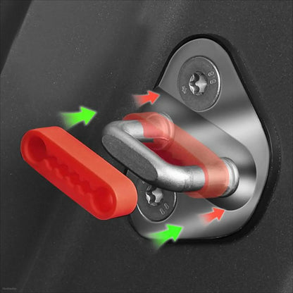 Silicone Car Door Shock Absorber Pads Elastic Damper Cushion Protection for Quiet Closing Vehicle Truck SUV RV Door Edge & Paint