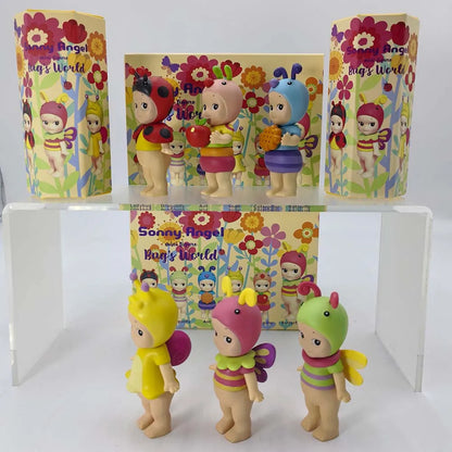 Sonny Angel Bug'S World Blind Box Ladybug Ant Snail Angel Cute Doll Mini Figure Anime Handmade Ornament Model Decor Toys Gift