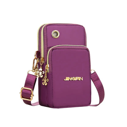 2025 New Women's Slant Mini Bag, Mobile Phone Bag, Fashion Mom Money Bag