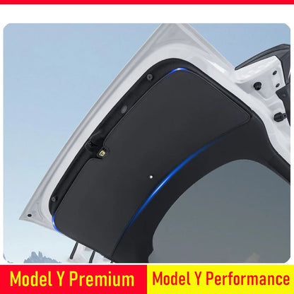 Trunk Mats for 2025 2026 Tesla Model Y Premium Juniper Rear Trunk Tailgate Mat Leather Protective Pad Anti-dirty Car Accessories