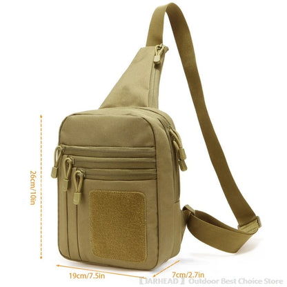 New Tactical Pistol Gun Case Shoulder Bag Outdoor Hiking Hunting Camping chest bag with Gun Holster