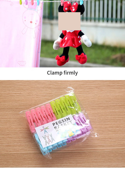 80/40/20PCS - Clothes drying clip, sock clip, windproof clip - suitable for drying clothes, socks, blankets, etc