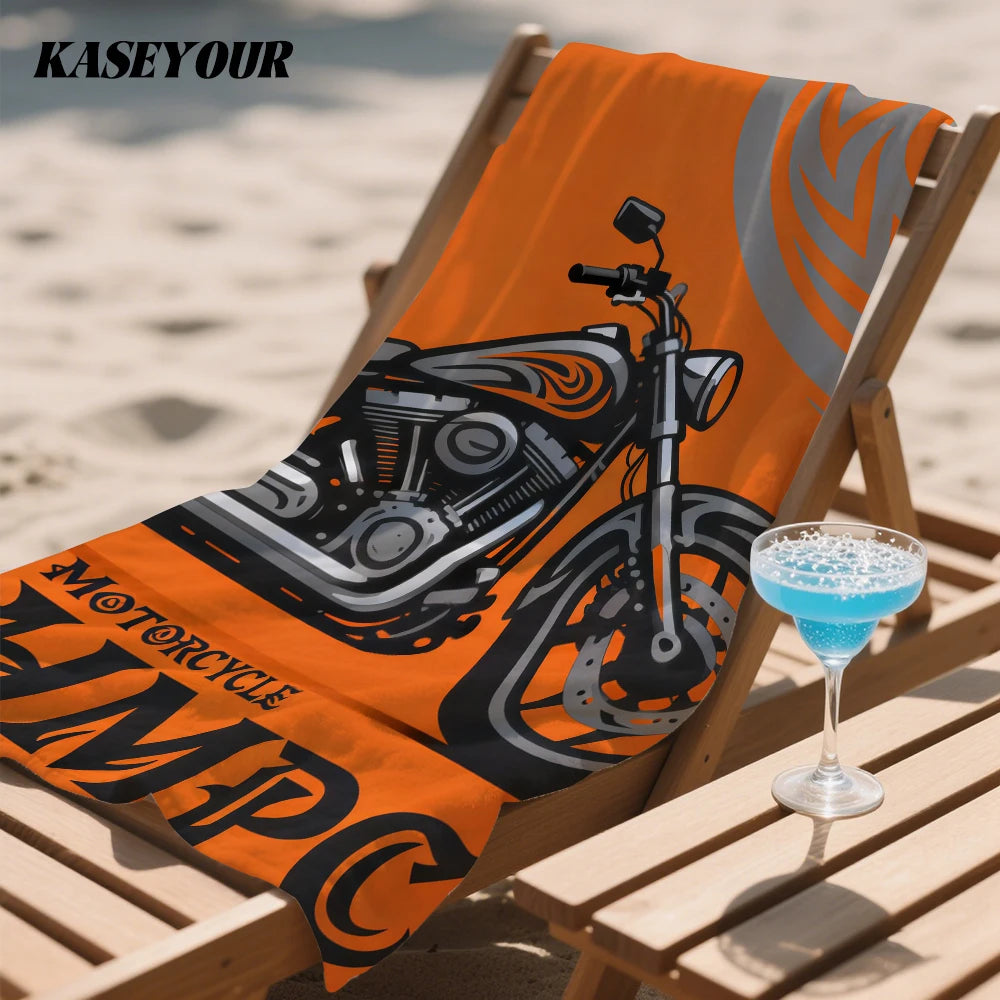 Luxury Redefined Harleys D-Davidson Quick Drying Bath Towel Microfiber beach towel light weight swimming camping yoga beach out