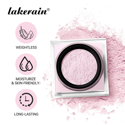 Lakerain Delicate Setting Powder Lasting Without Shedding Makeup Control Oil Locking Moisture Create Zero Pore Base Makeup