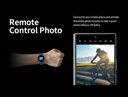 Smart Watch 8 Ultra 2025 Color Matching GPS Compass Smart Watch BT call NFC IP68 Waterproof 4GB Health monitoring Reduction 100%