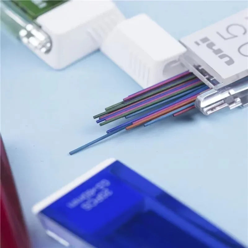 Japan Uni Nano Dia Color 0.5-202NDC Colored Mechanical Pencil Leads Refills 0.5mm Writing Supplies 202NDC