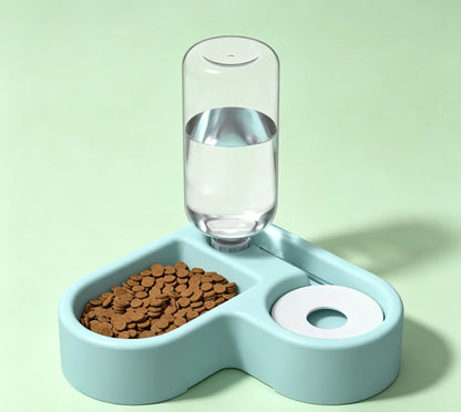 1PC Automatic Drinking Fountain Heart-shaped Pet Bowl Waterproof Spout Cat and Dog Bowl