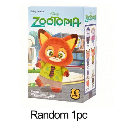 NEW 2026 Disney Zootopia Series Blind Box Judy Nick Vinyl Plush'''' Cartoon Character Pendant Trendy Toys Box Christmas Gift