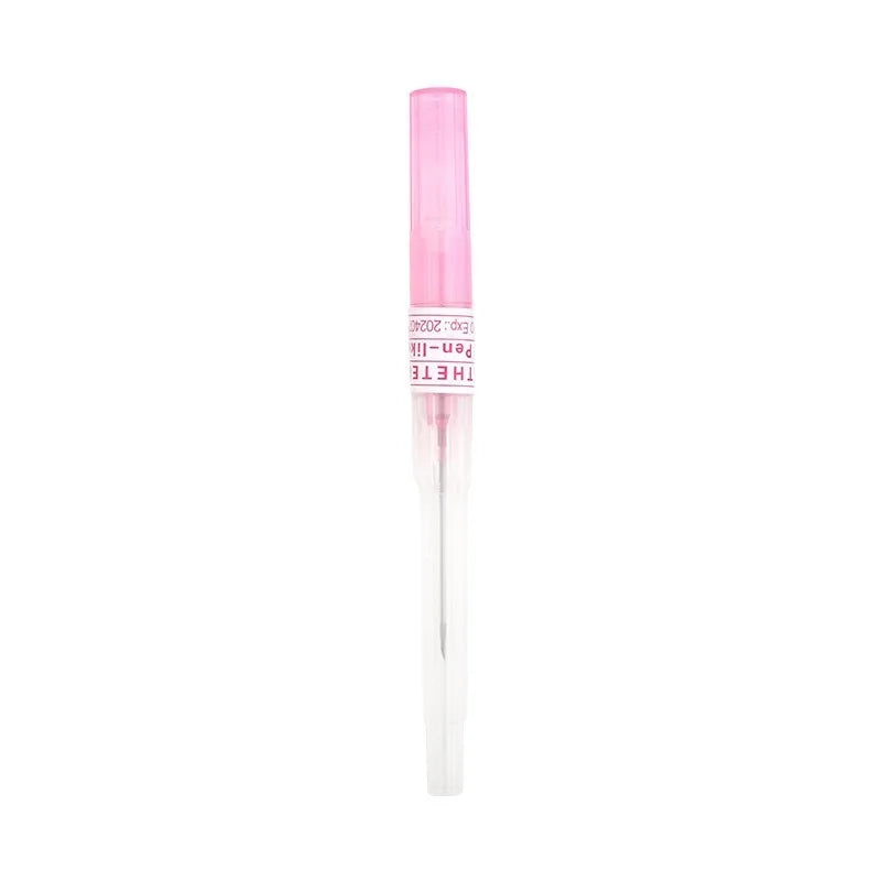 KIYUE 50pcs IV Cannula Pen Type Intravenous Injection Catheter 20G 22G 24G 26G Veterinary Suppliers