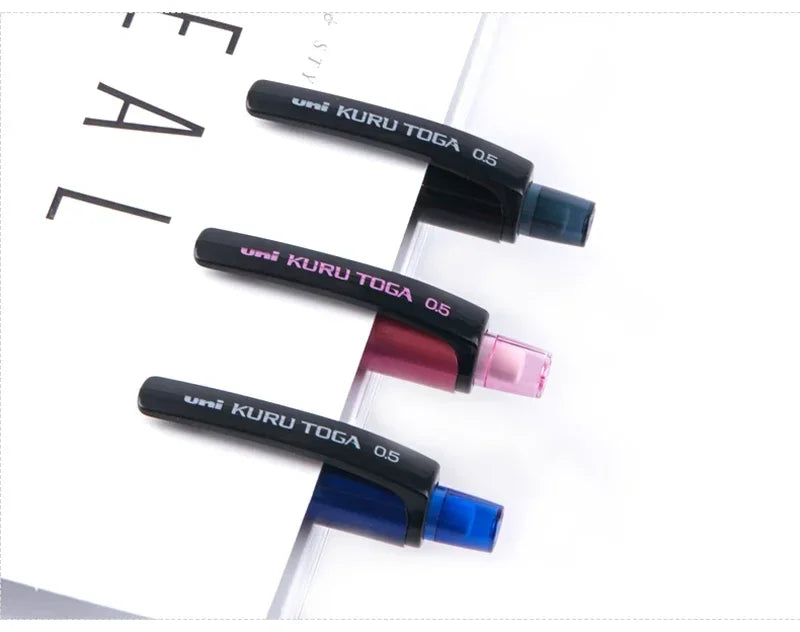 Janpan UNI Kuru Toga Mechanical Pencil M5-452 Drawing Pencil 0.5mm Low Center of Gravity Automatic Rotation School Supplies