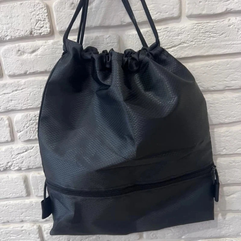 Unisex Drawstring Backpack – Lightweight Gym Bag, Travel Tote, School & Work for Men & Women | Minimalist Daily Carry All-in-One