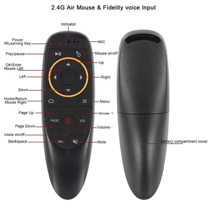 MRSVI G10S Universal Voice Remote Control 2.4G Wireless IR Learning Air Mouse Control for H96 MAX/X88 Pro Android TV Box