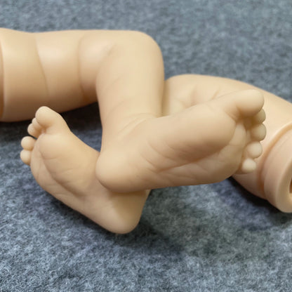 18-19 Inches Blank Reborn Baby Kit Sam Unpainted Unfinished Bebe Reborn Doll Molds Parts Vinyl Kit With Cloth Body