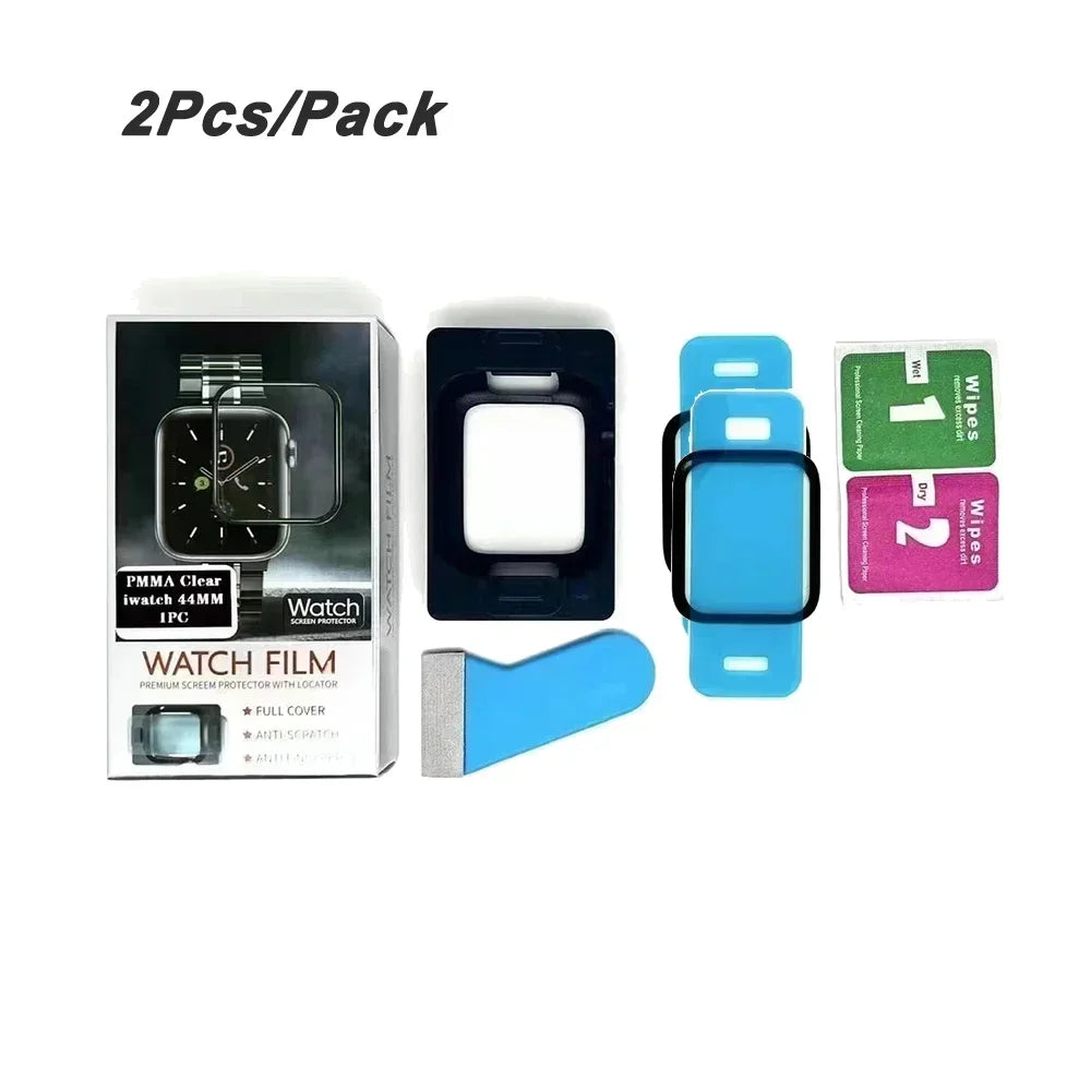 Install Tray Screen Protector for Apple Watch Ultra 49mm Series10 42mm 46mm For iWatch 9 8 7 6 5 4 3 SE 45mm 41mm 44mm 40mm 38mm