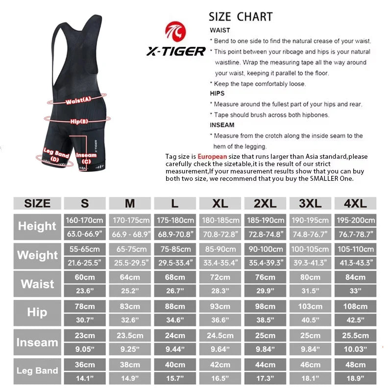 X-TIGER Men's Cycling Bike Bib Short with Phone Pockets 5D Padded Shockproof Breathable Quick-Dry Biking Bicycle Bib Tights