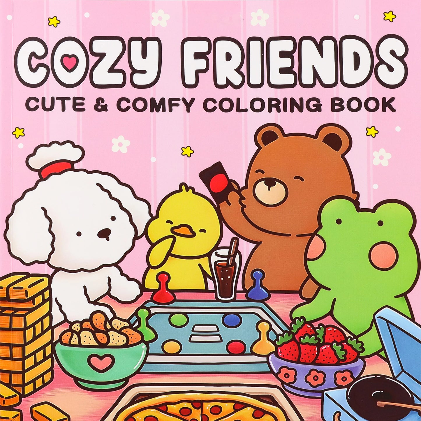 Cozy Japan: Cute Coloring Book for Adults and Teens with Charming Characters and Delightful Japanese Scenes for Relaxation