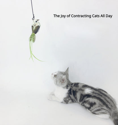 Interactive Cat Toy Cats Mouse Toys Hanging Door Retractable plaything Funny Self-hey kitten Scratch Rope Mouse Toy Pet Products