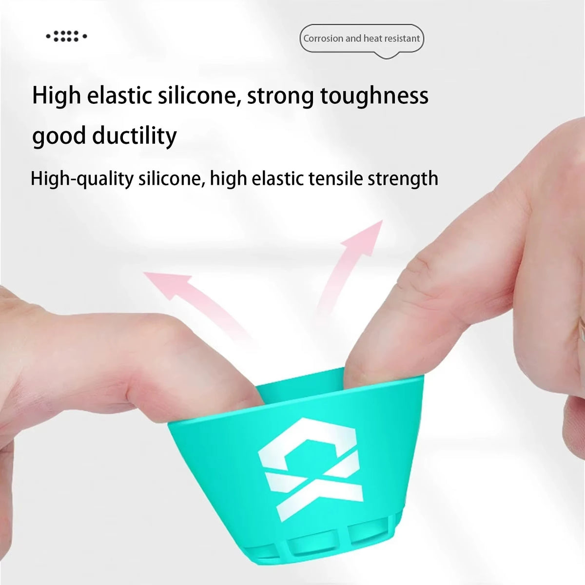 Silicone Fishing Rod End Cap Protector Lightweight Durable Fishing Rod Plug Tail Protector Elastic Handle Protective Case Carp
