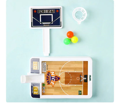 New Shooting Game Machine Mini Basketball Rack Shooting Machine Interaction Indoor Leisure Educational Toy