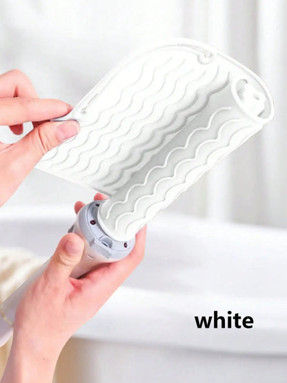 New Plus Size Silicone Heat Resistant Mat Portable Travel Hot Tools Pad Cover for Curling Iron, Flat Iron Hair Straightener