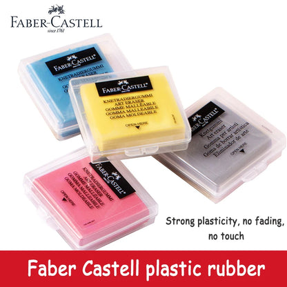 Faber - Castell Premium Soft Kneadable Eraser, Perfect for Art Painting, Design & Plasticine Stat - Ultra - Plastic Sketch Tool
