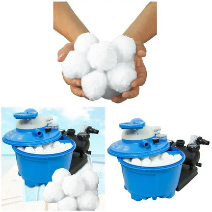 Filter Ball Sand Lightweight Durable Eco-friendly for Swimming Pool Cleaning Equipment Filter Ball Durable FK88