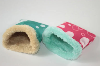 1 PC Random Color Small Pet Hamster Guinea Pig Small Nest Pet Hedgehog Squirrel Hamster Bed Comfortable Warm House for Winter